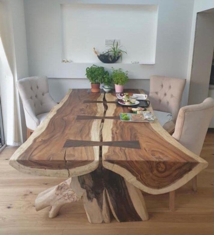 Live Edge Slab Dining Tables