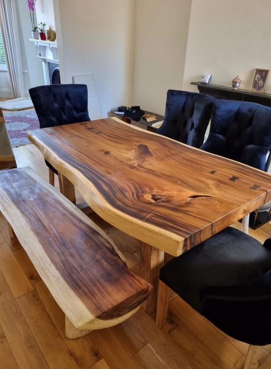 Live Edge Slab Dining Tables