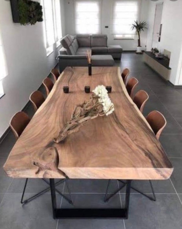 Live Edge Slab Dining Tables