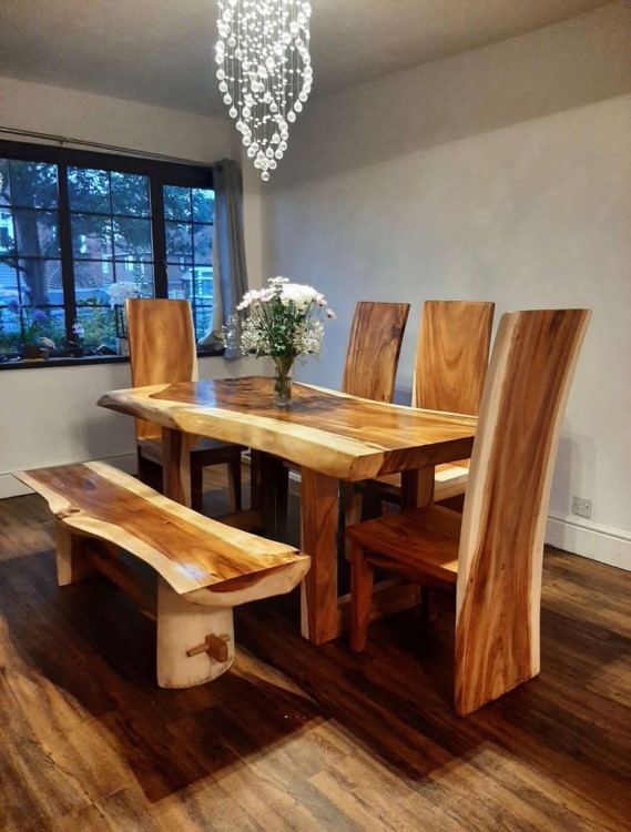 Live Edge Slab Dining Tables