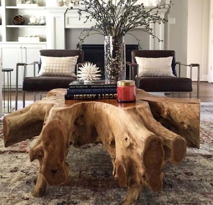 TEAK ROOT COFFEE TABLES