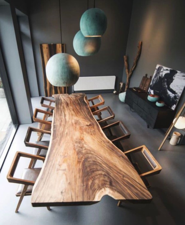 LIVE EDGE SLAB DINING TABLES